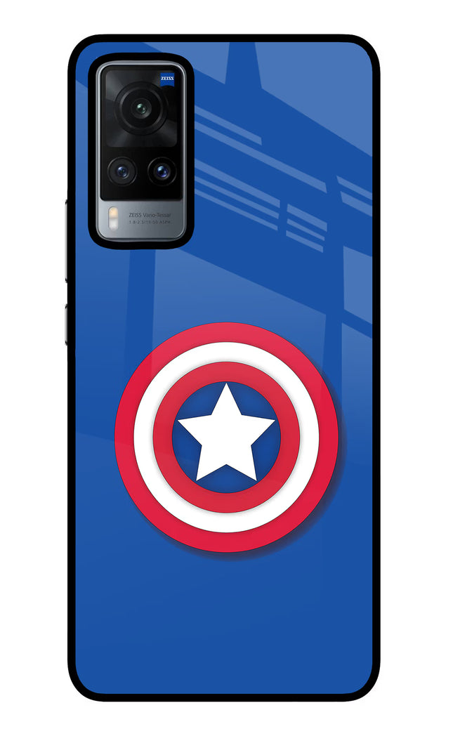 Shield Vivo X60 Glass Case Back Cover by Casekaro