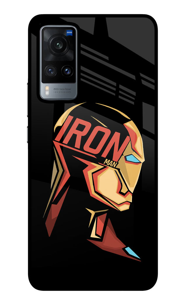 IronMan Vivo X60 Glass Case Back Cover by Casekaro