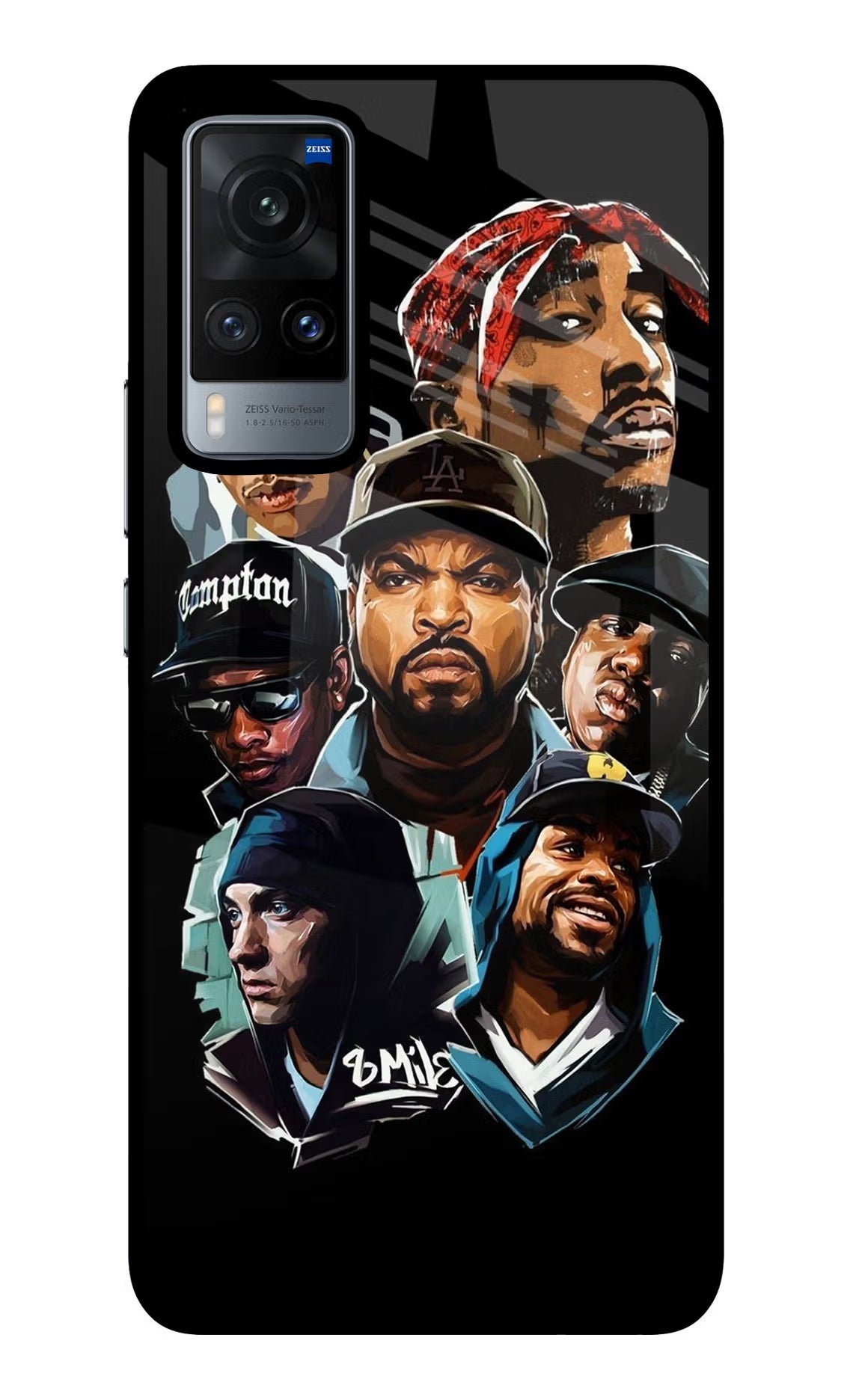 Rappers Vivo X60 Glass Case