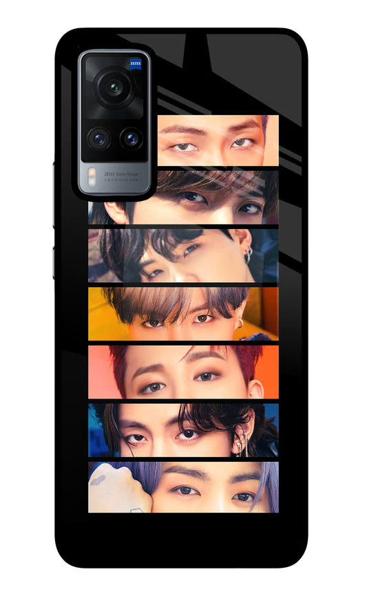 BTS Eyes Vivo X60 Glass Case