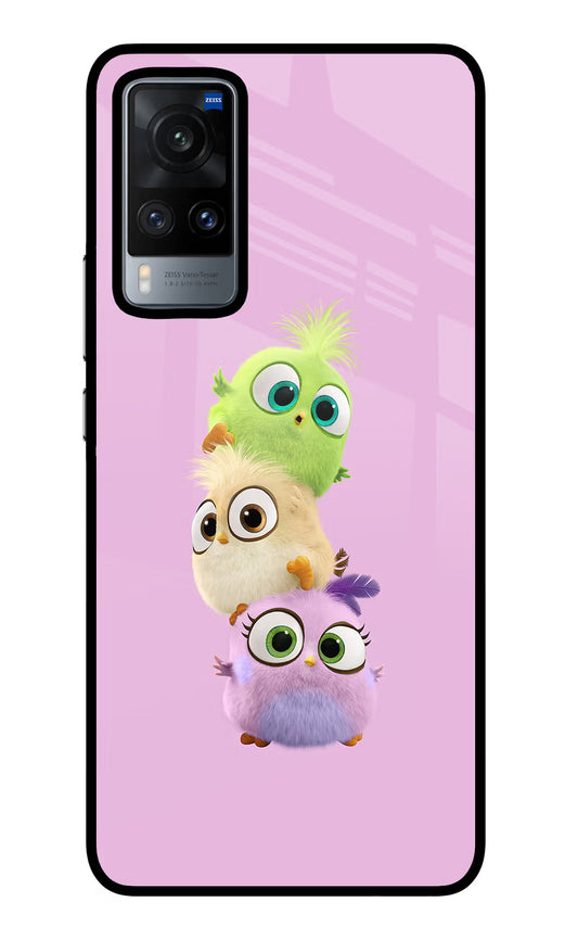 Cute Little Birds Vivo X60 Glass Case