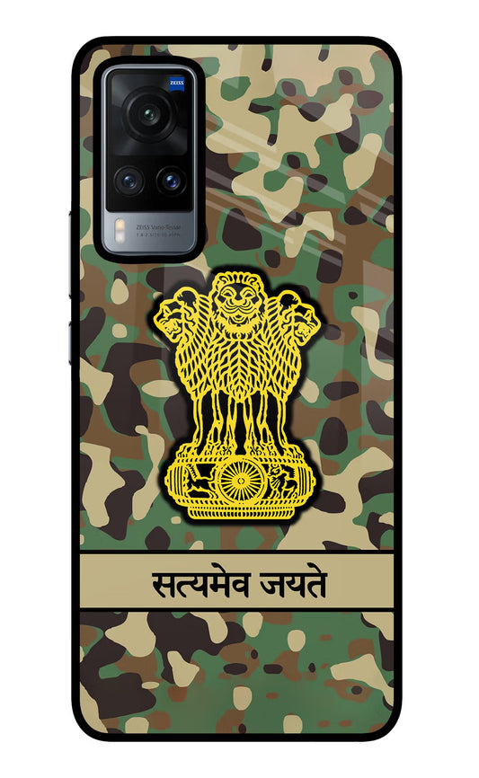 Satyamev Jayate Army Vivo X60 Glass Case