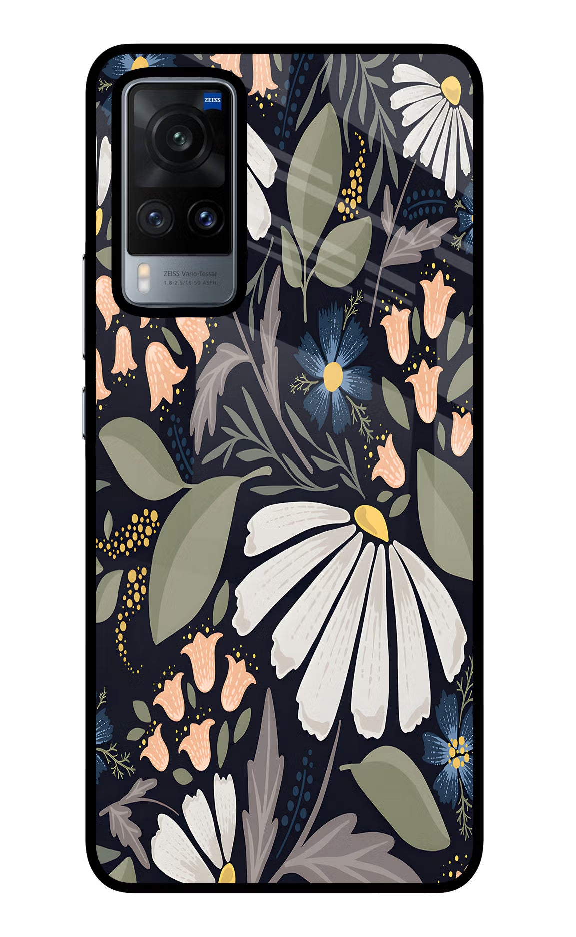 Flowers Art Vivo X60 Glass Case