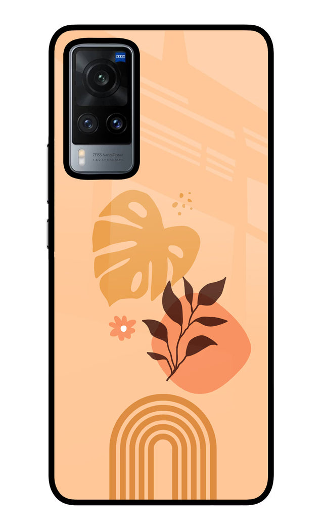 Bohemian Art Vivo X60 Glass Case Back Cover by Casekaro