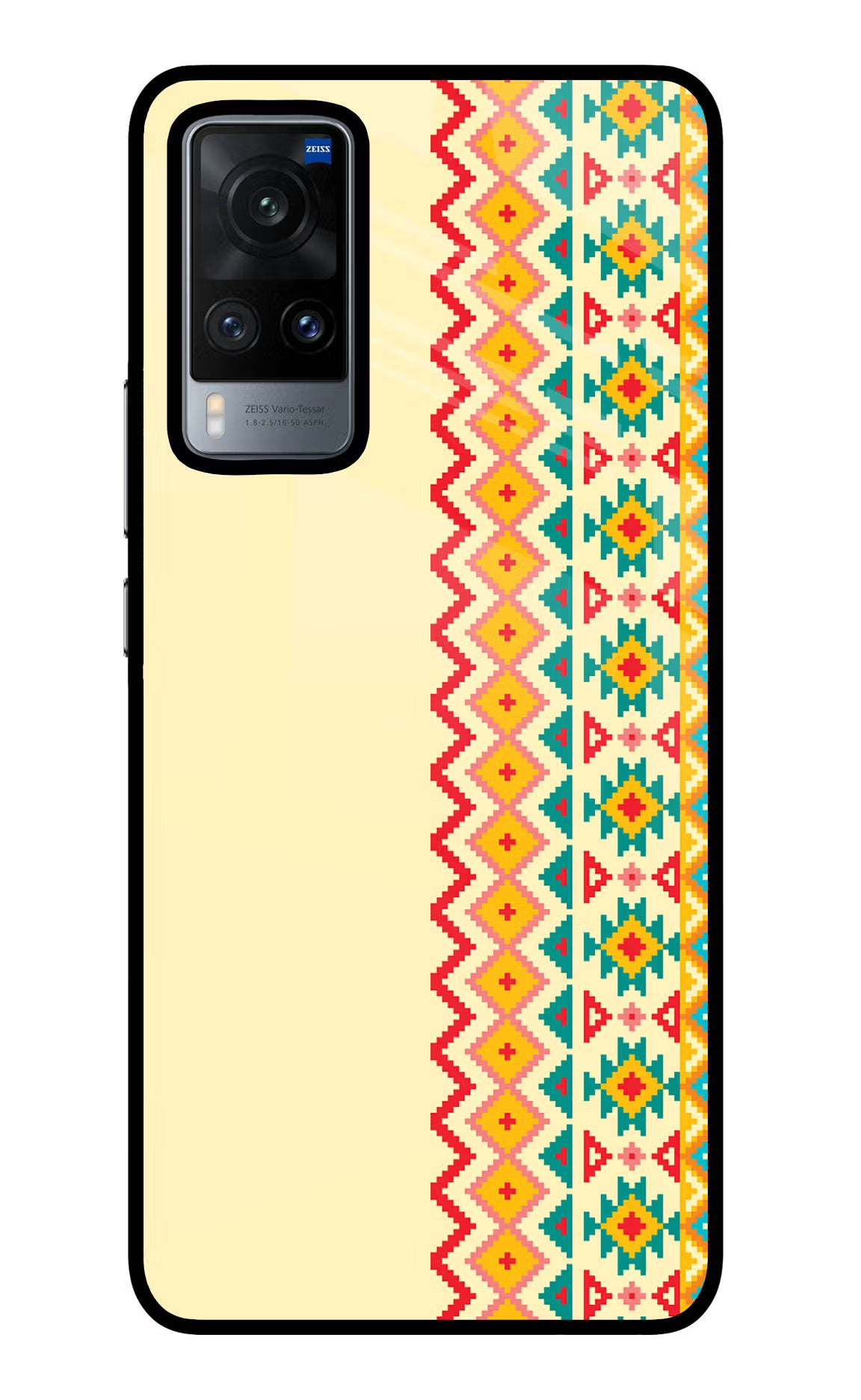 Ethnic Seamless Vivo X60 Glass Case