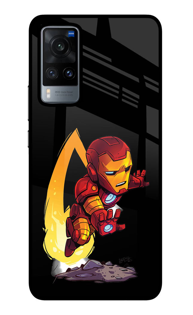 IronMan Vivo X60 Glass Case Back Cover by Casekaro