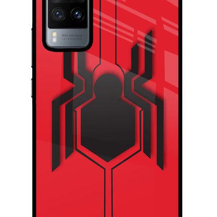 Spider Vivo X60 Glass Case Back Cover by Casekaro
