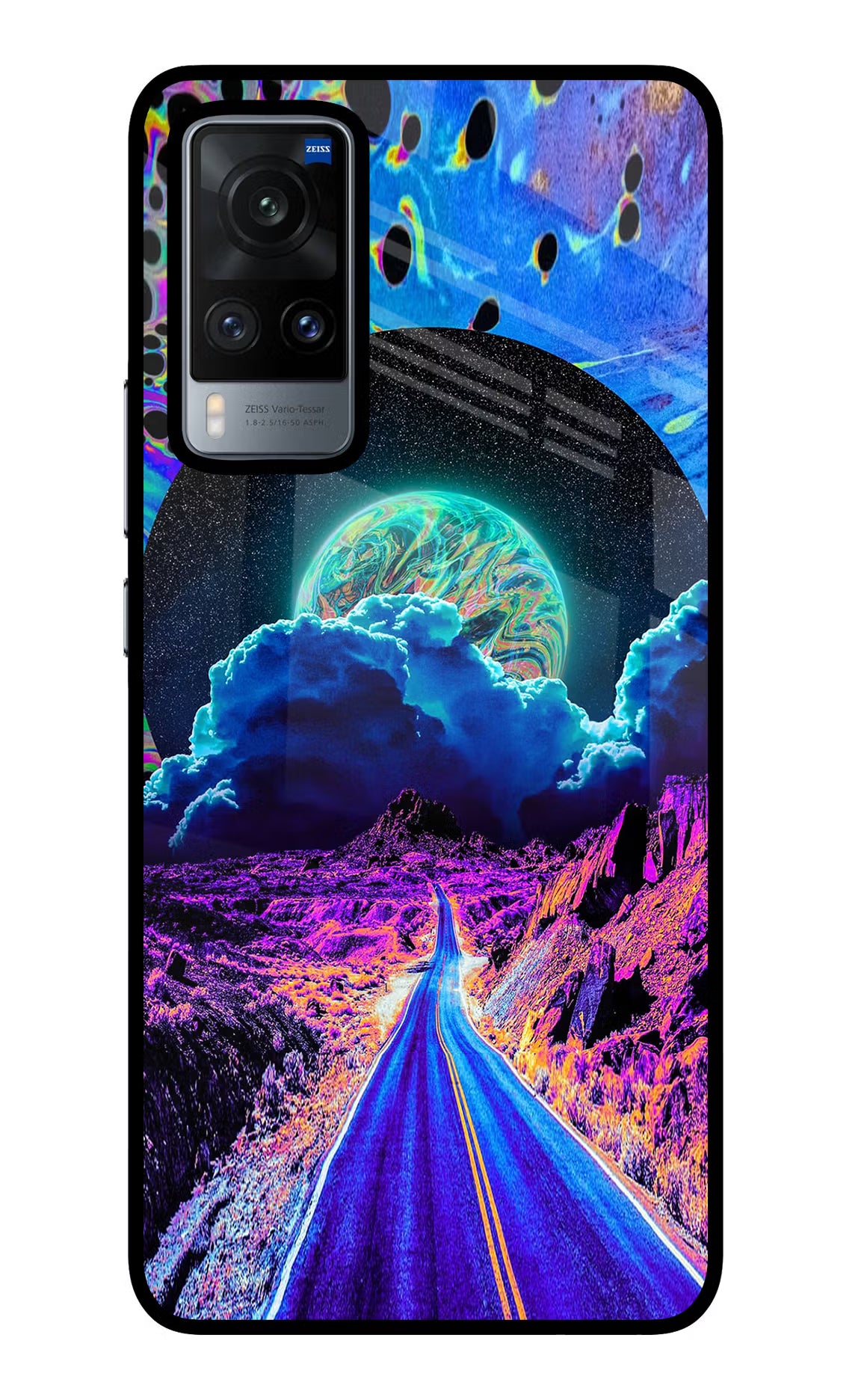 Psychedelic Painting Vivo X60 Glass Case