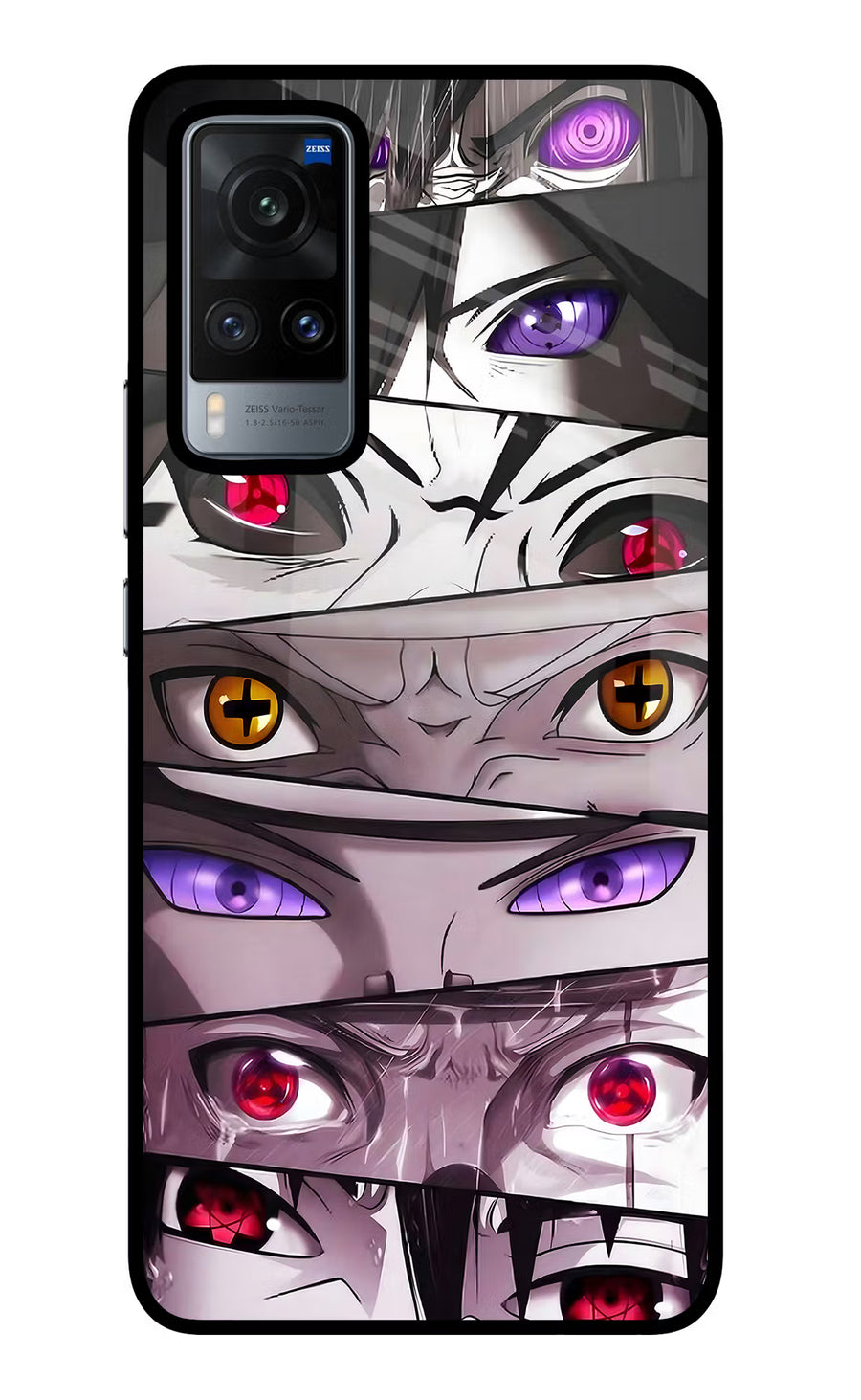 Naruto Anime Vivo X60 Back Cover, Glass case