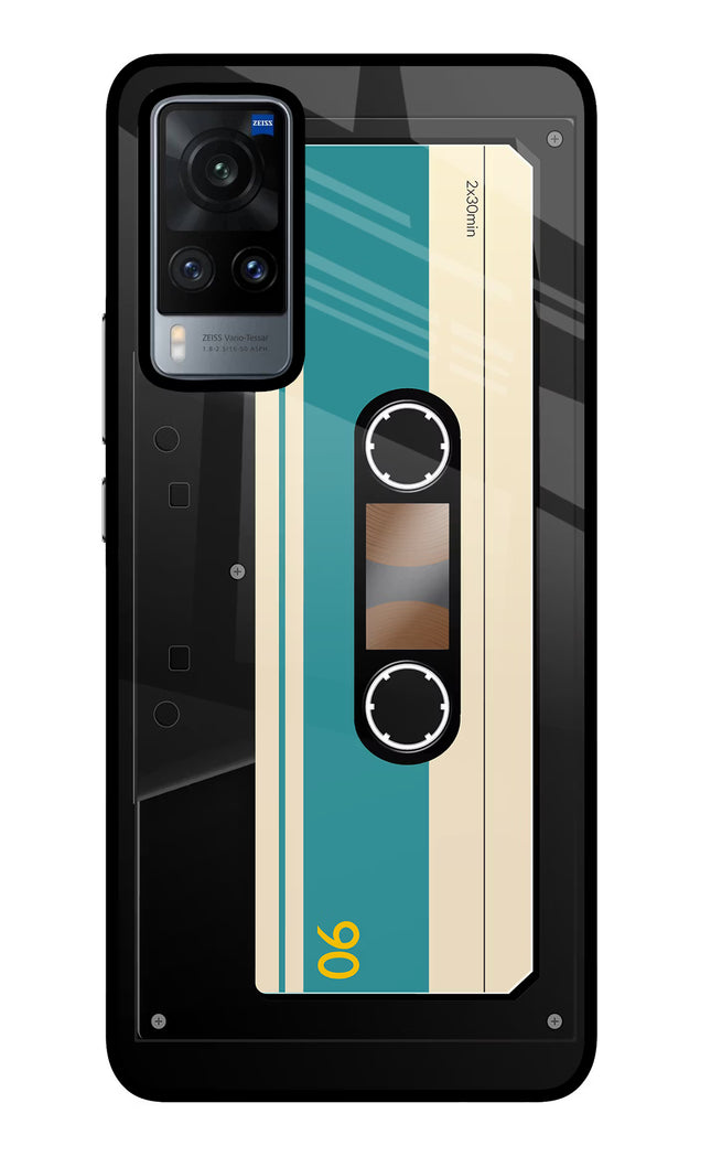 Cassette Vivo X60 Glass Case Back Cover by Casekaro