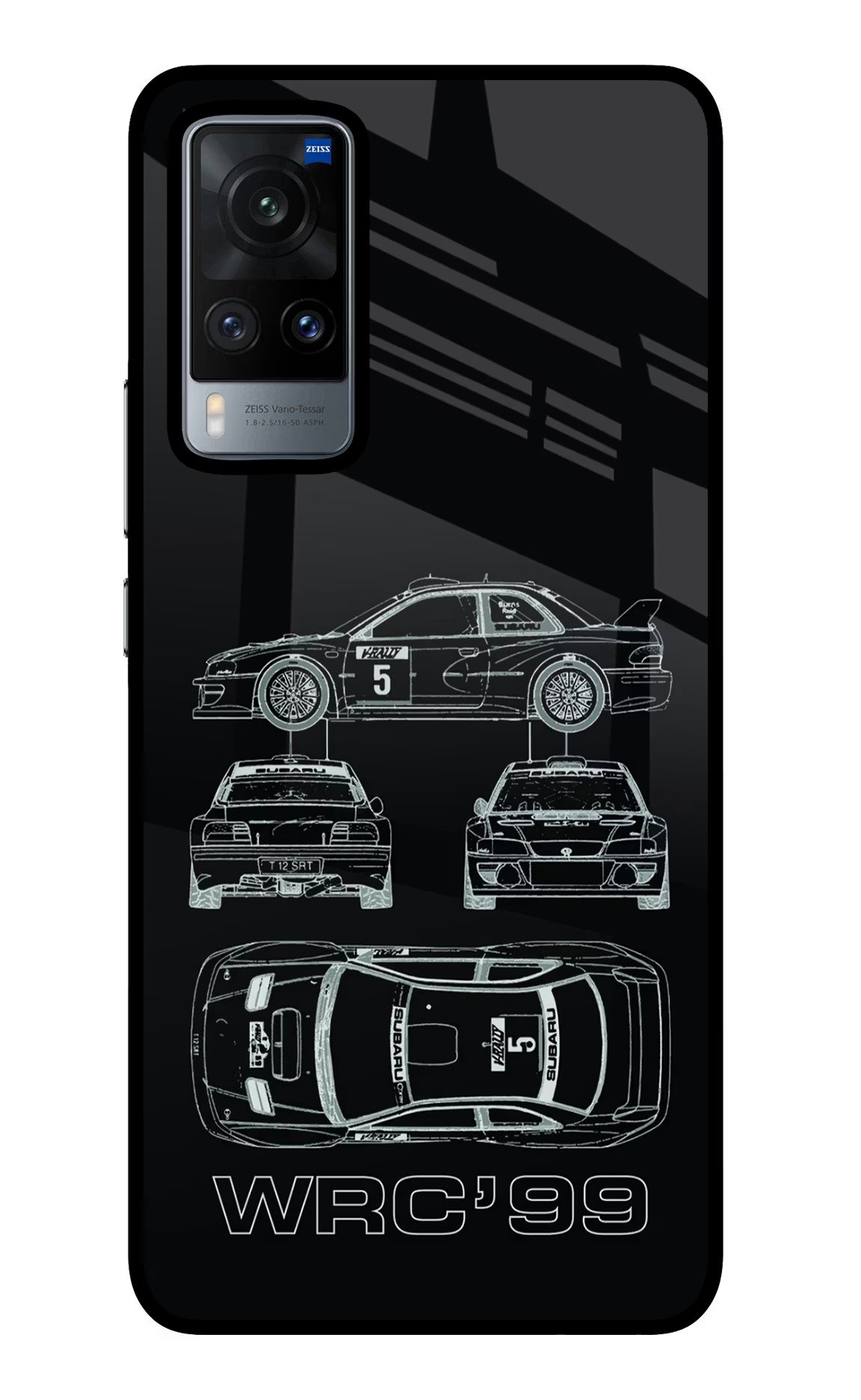 WRC'99 Vivo X60 Glass Case