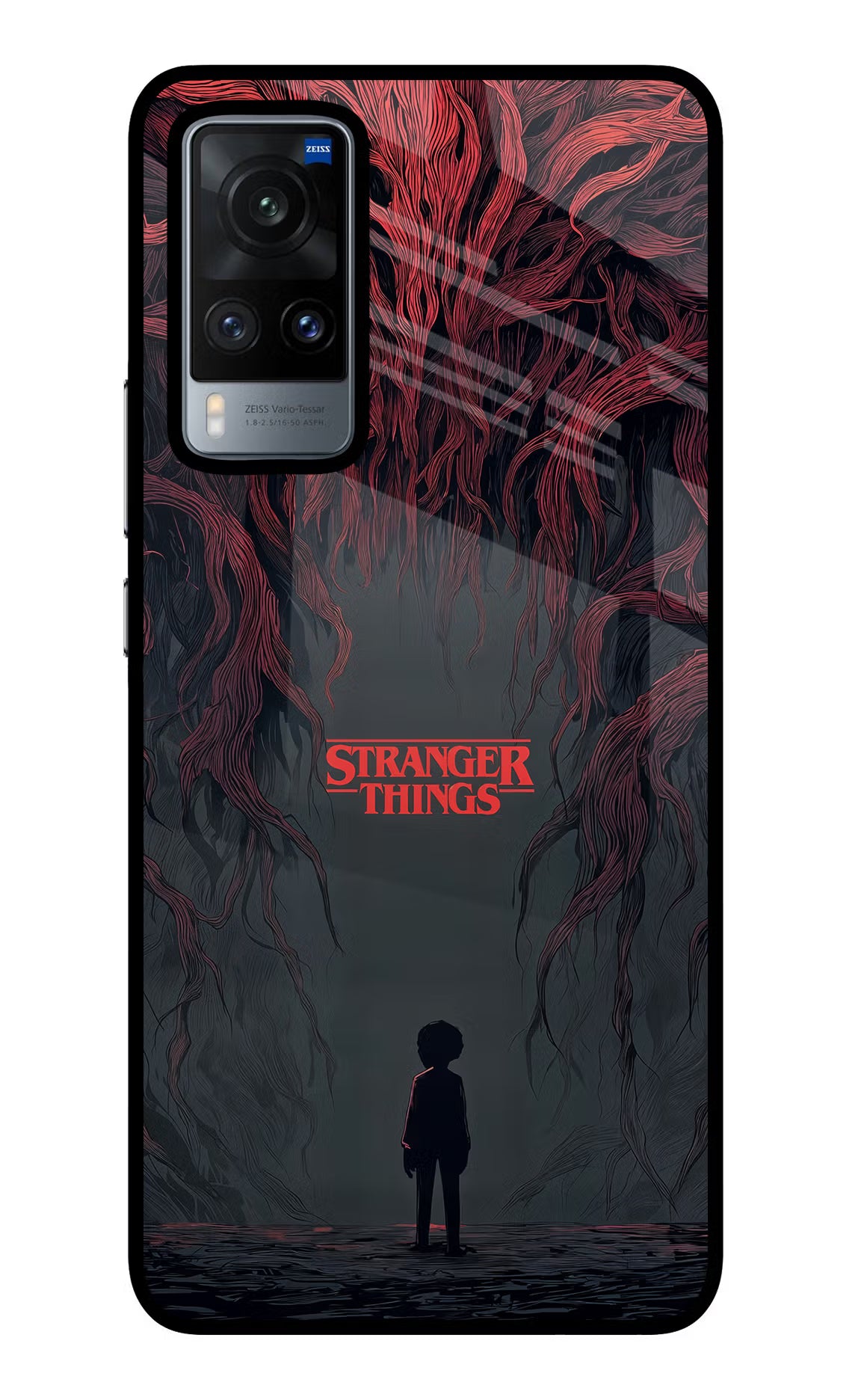 Ordinary Things Dark Side Vivo X60 Glass Case Back Cover by Casekaro