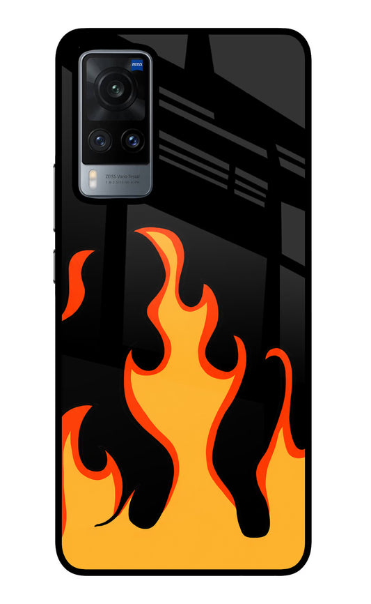 Fired Up – Black Vivo X60 Glass Case