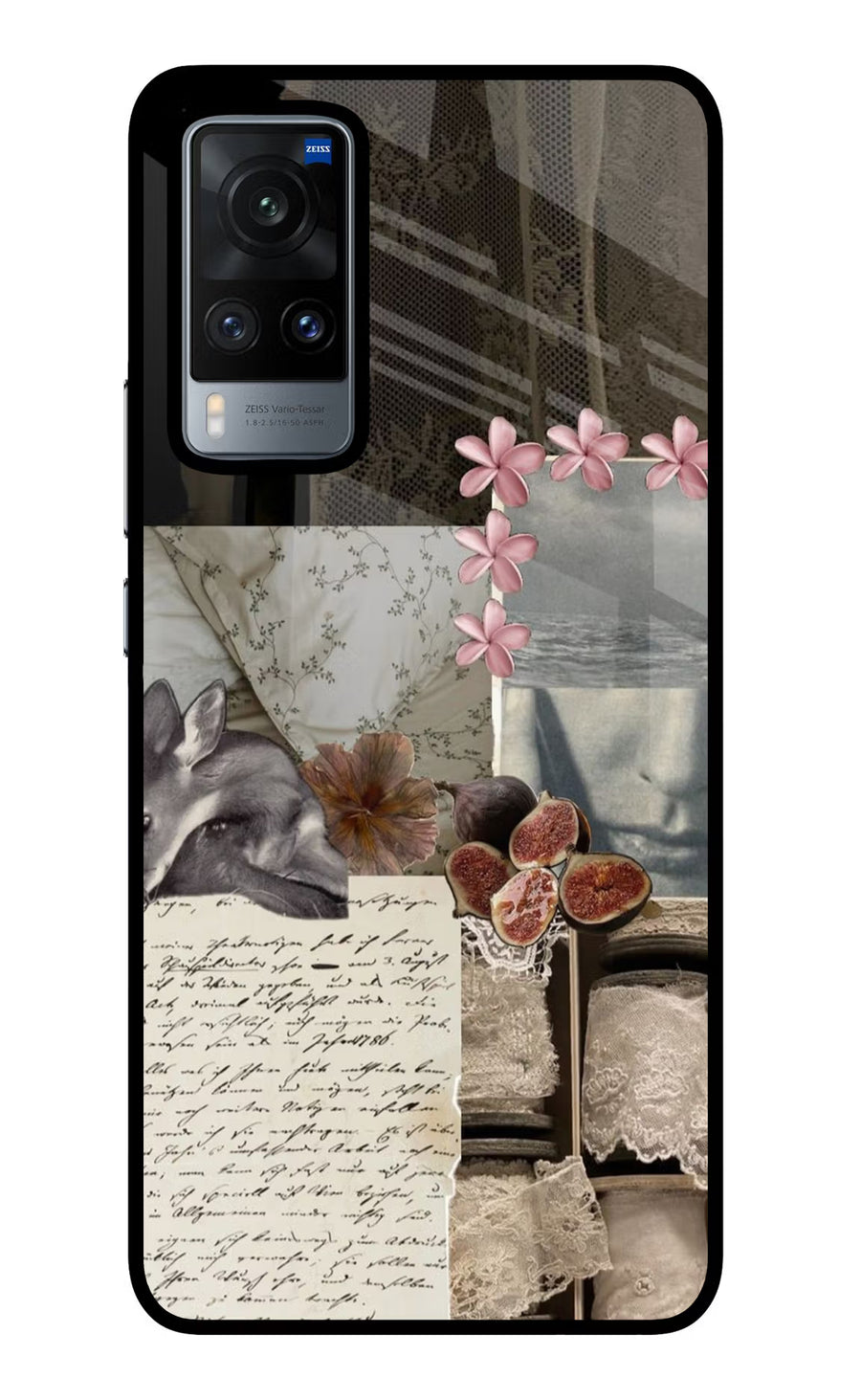 Midnight Sky Vivo X60 Back Cover, Glass case