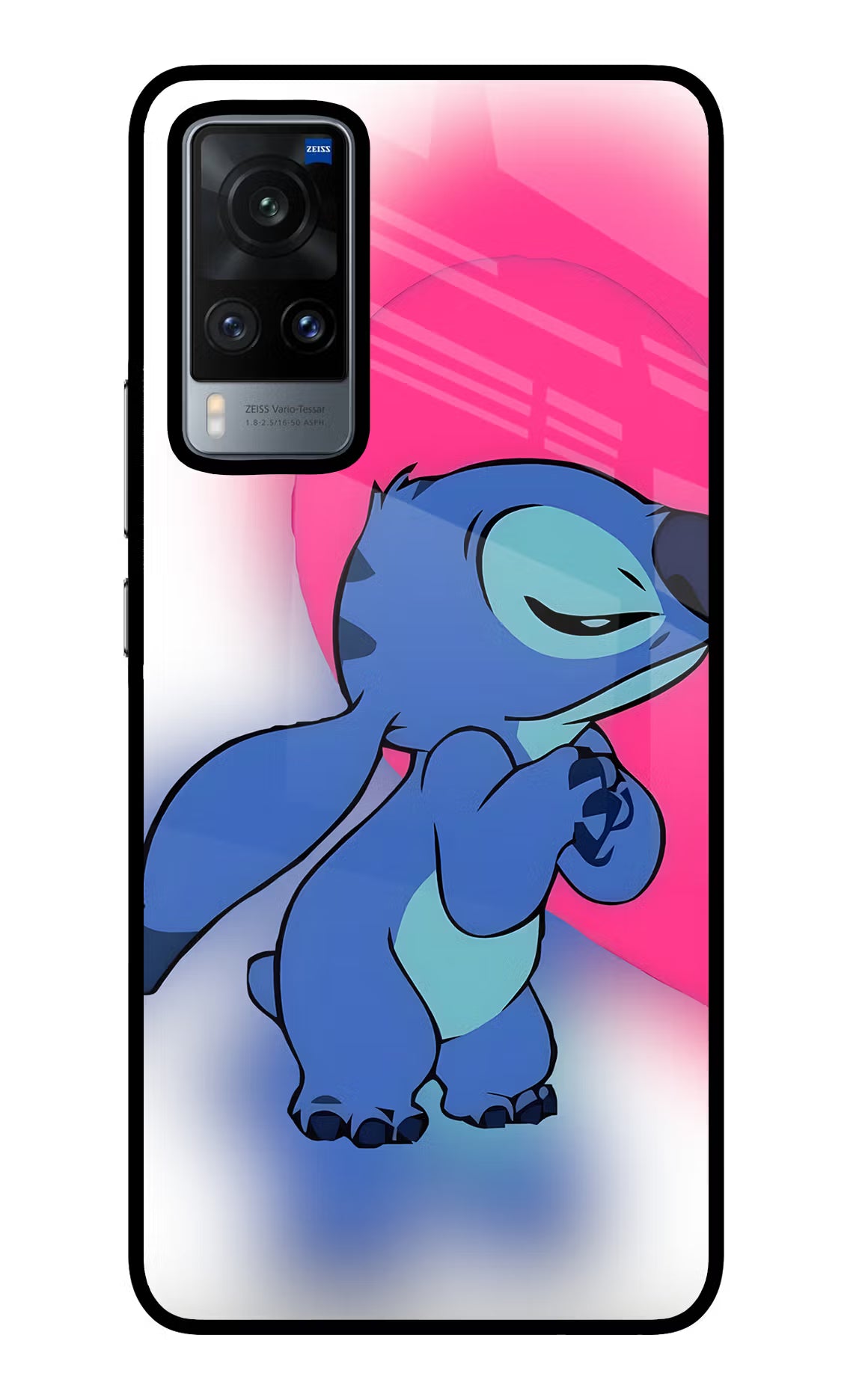 Stitch Hug Vivo X60 Glass Case