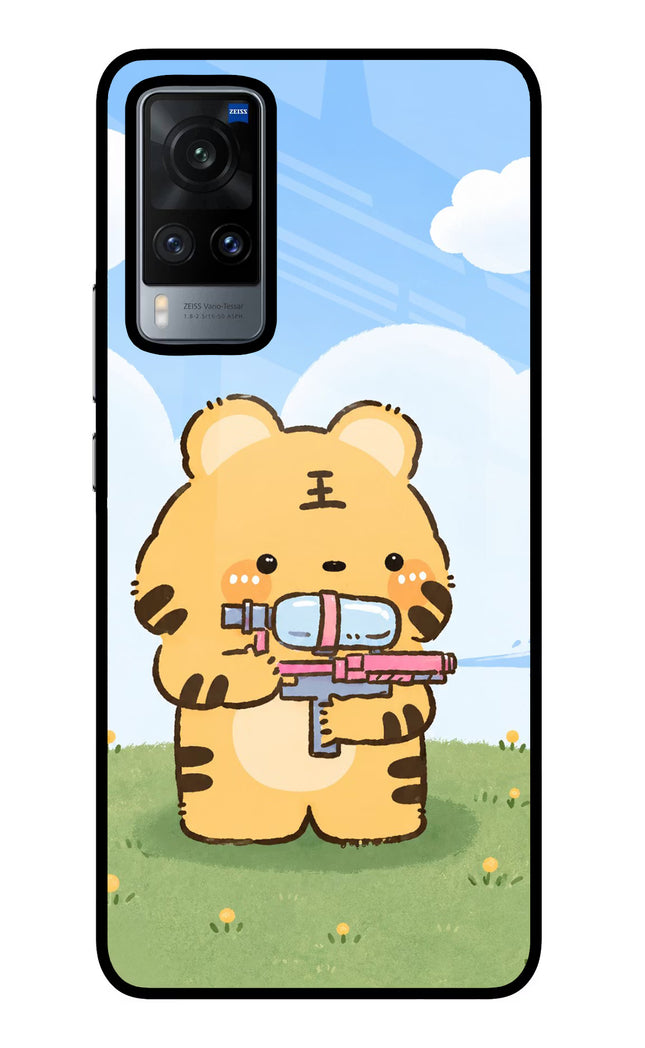 Tiger Treat Vivo X60 Glass Case