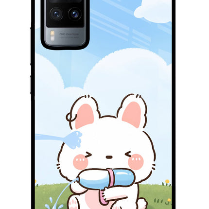 Bunny Treat Vivo X60 Glass Case