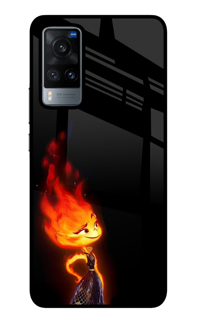 Ember Flame Vivo X60 Glass Case