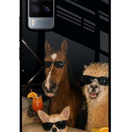 Party Squad Vivo X60 Glass Case