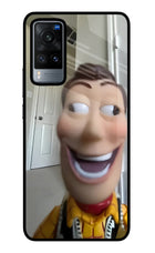 Side Eye Woody Vivo X60 Glass Case
