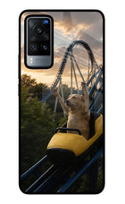 Rollercoaster Dog Vivo X60 Glass Case