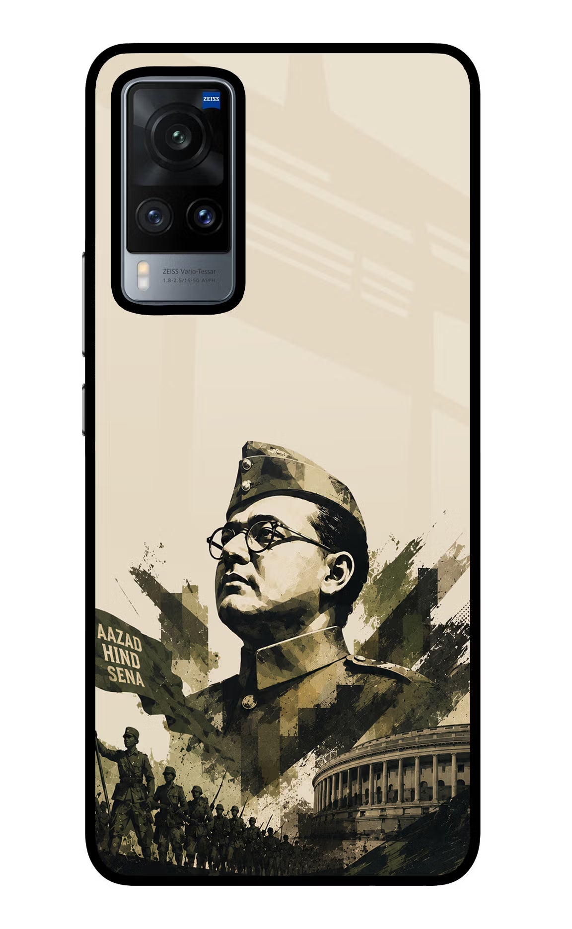 Netaji Rising Vivo X60 Glass Case