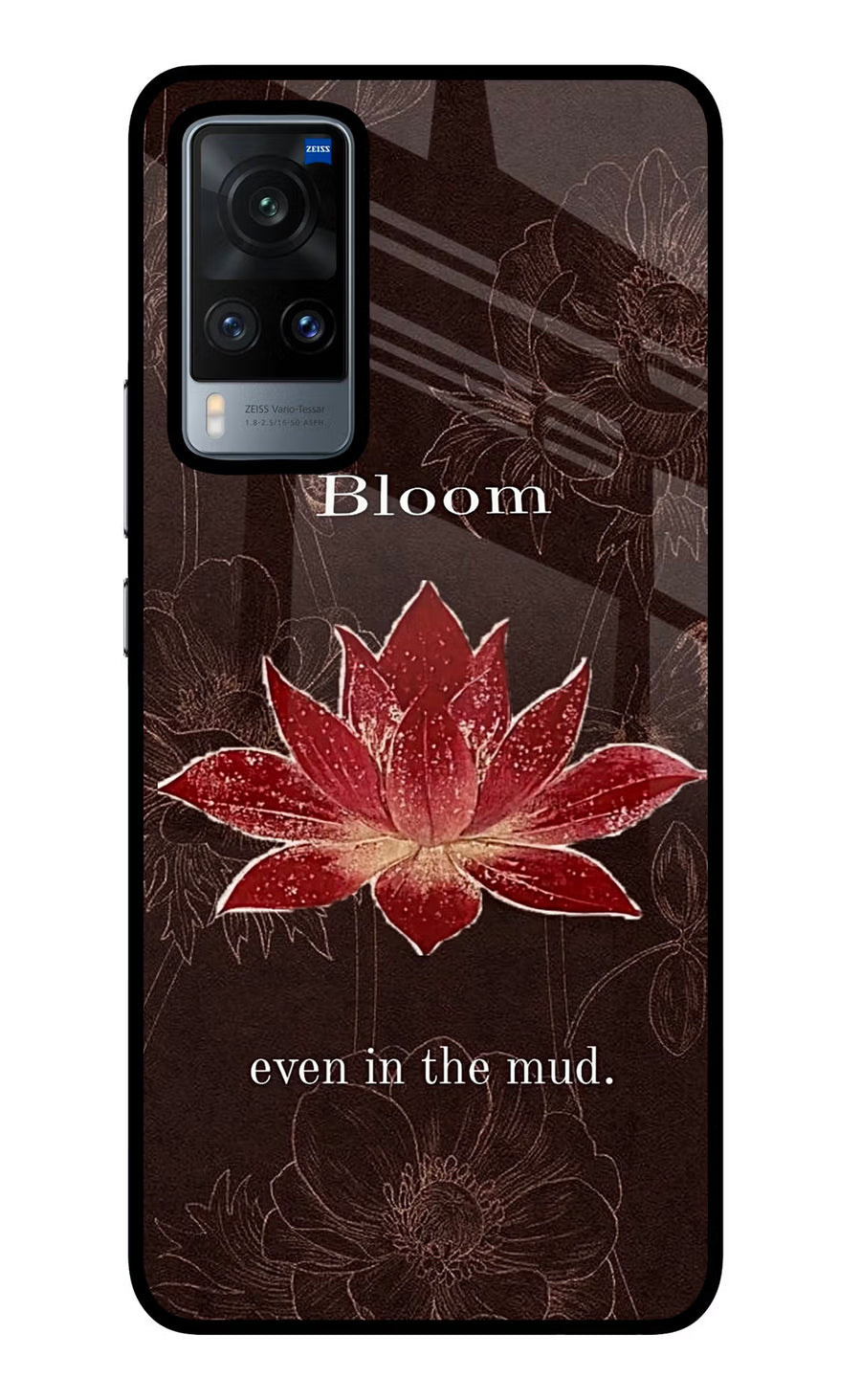 Bloom Vivo X60 Back Cover, Glass case