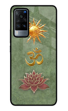 Om & Lotus Vivo X60 Glass Case