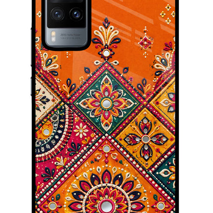 Kutch Glow Vivo X60 Glass Case
