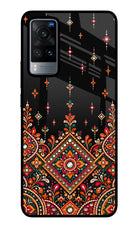 Noir Mehfil Vivo X60 Glass Case
