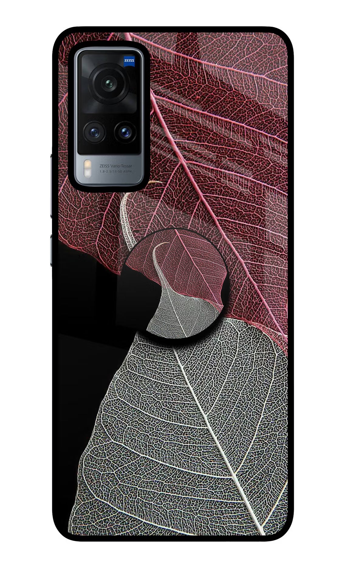 Leaf Pattern Vivo X60 Pop Case by Casekaro
