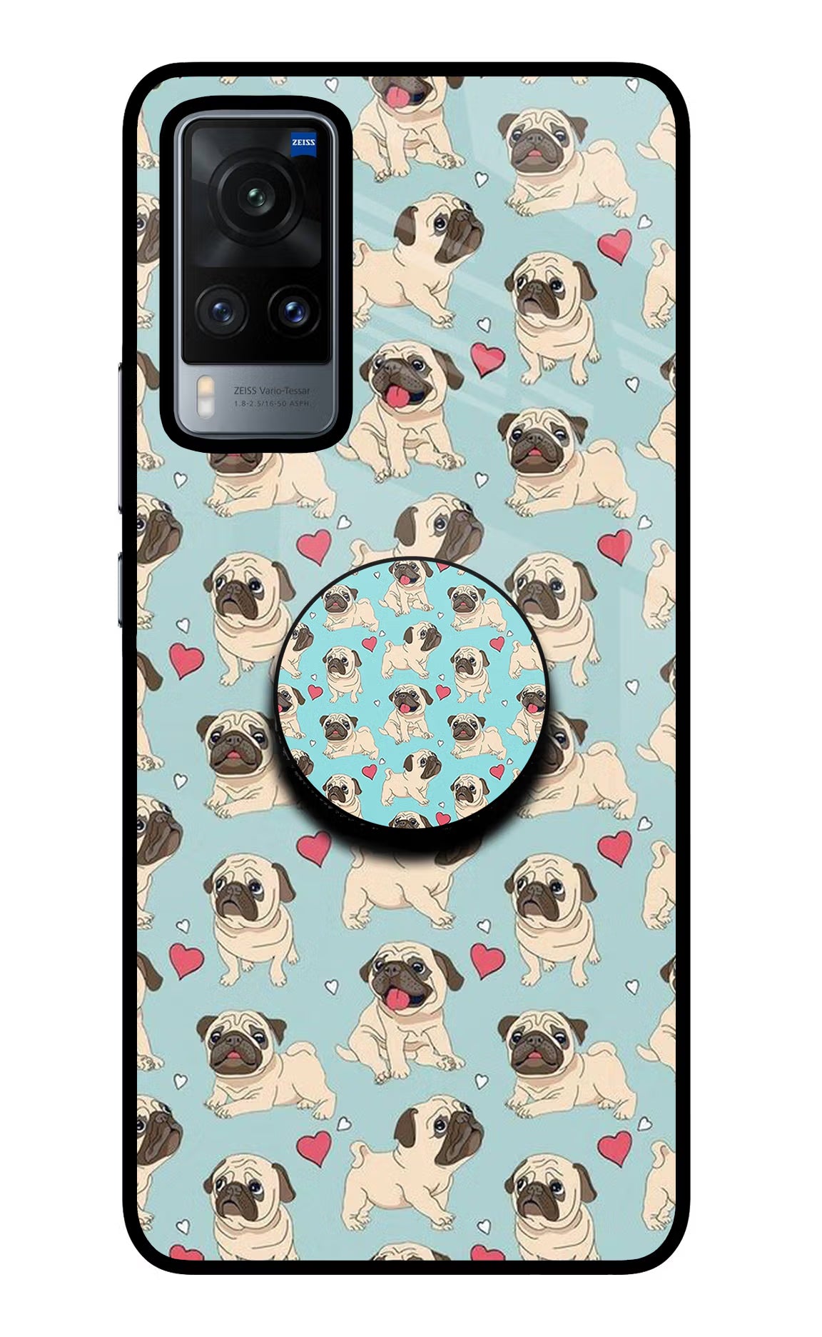 Pug Dog Vivo X60 Pop Case by Casekaro