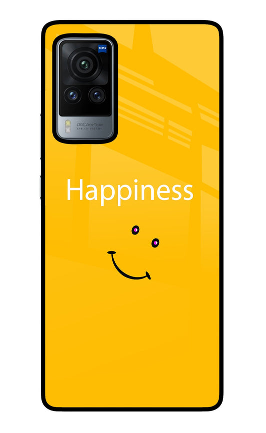 Happiness With Smiley Vivo X60 Pro Glass Case