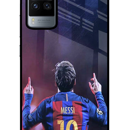 Messi Vivo X60 Pro Glass Case Back Cover by Casekaro