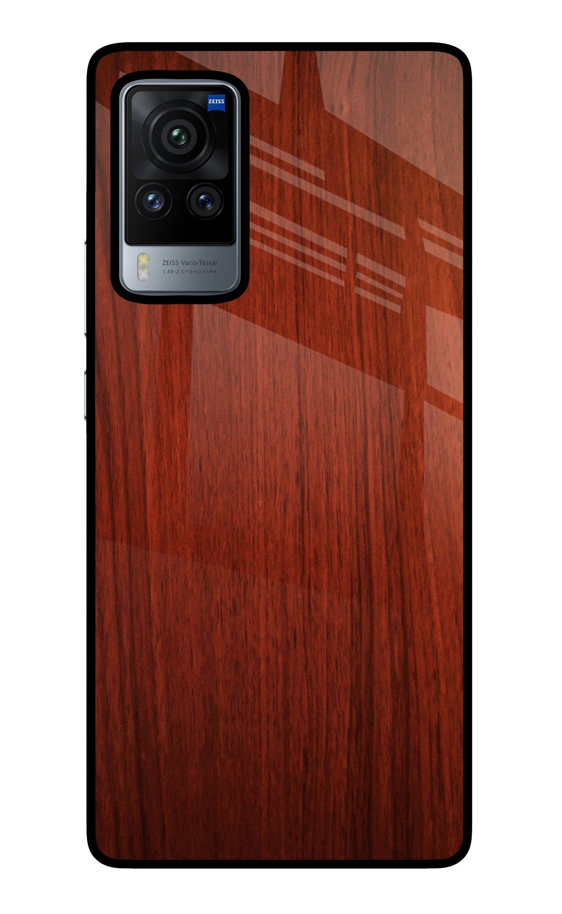 Wooden Plain Pattern Vivo X60 Pro Back Cover