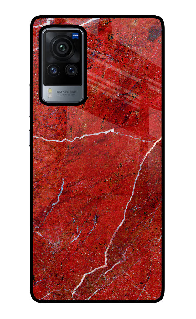 Red Marble Design Vivo X60 Pro Glass Case
