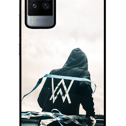 Alan Walker Vivo X60 Pro Glass Case Back Cover by Casekaro