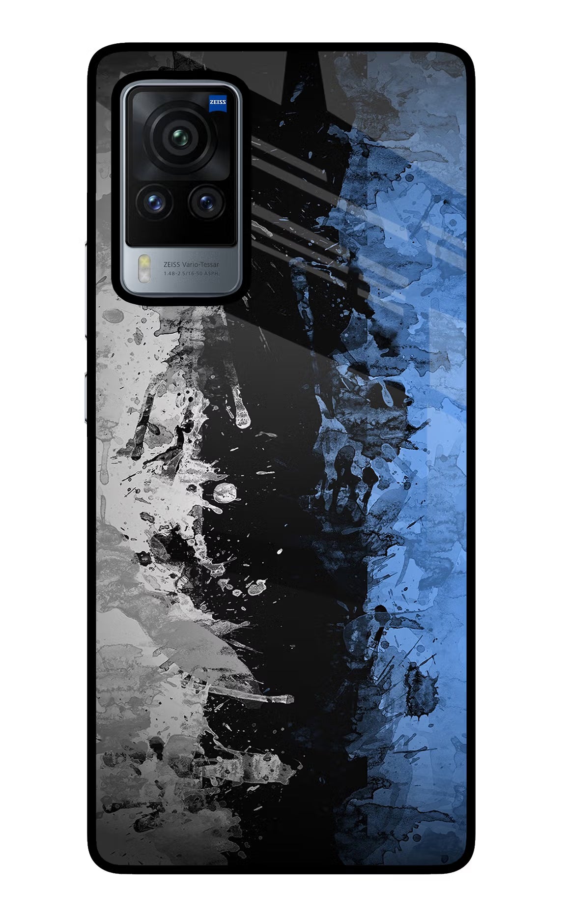 Artistic Design Vivo X60 Pro Glass Case Back Cover by Casekaro