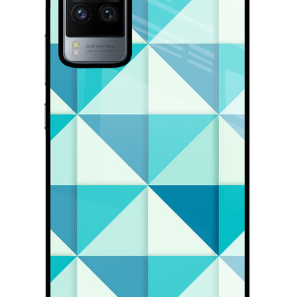Abstract Vivo X60 Pro Glass Case Back Cover by Casekaro