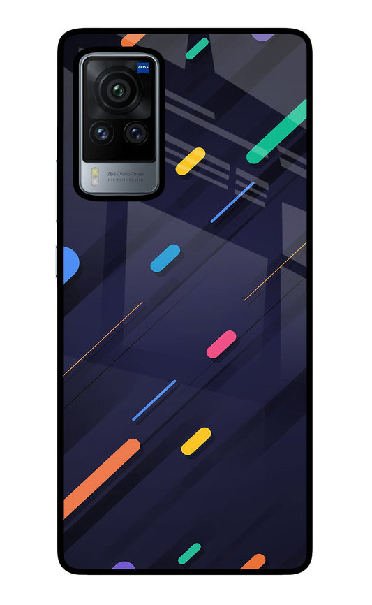 Abstract Design Vivo X60 Pro Glass Case