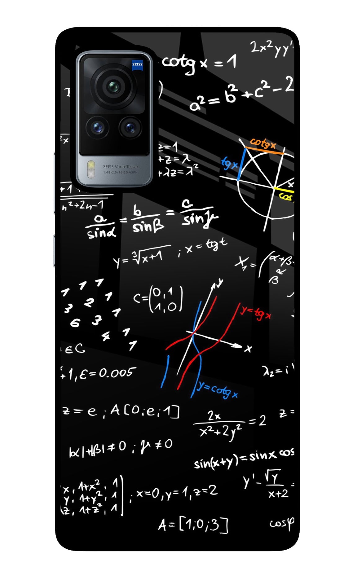 Mathematics Formula Vivo X60 Pro Glass Case
