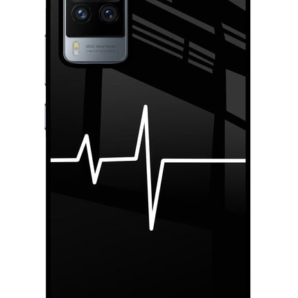 Heart Beats Vivo X60 Pro Glass Case Back Cover by Casekaro