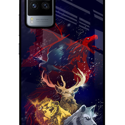 Game Of Thrones Vivo X60 Pro Glass Case Back Cover by Casekaro