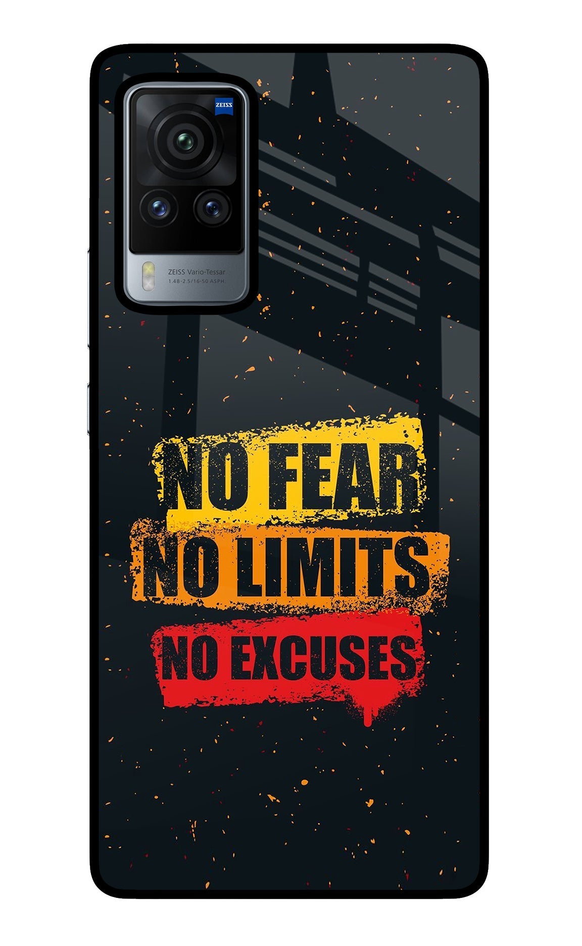 No Fear No Limits No Excuse Vivo X60 Pro Back Cover