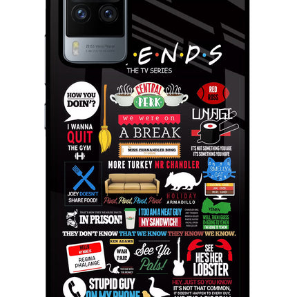 FRIENDS Vivo X60 Pro Glass Case