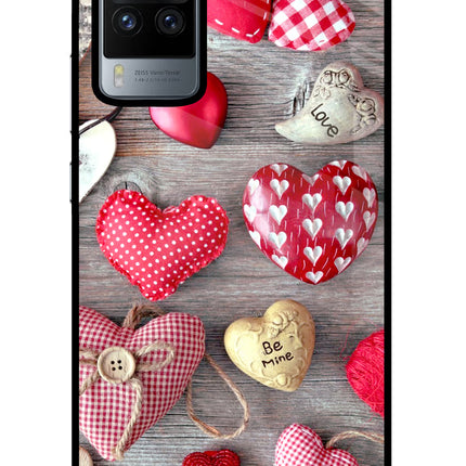 Love Wallpaper Vivo X60 Pro Glass Case Back Cover by Casekaro