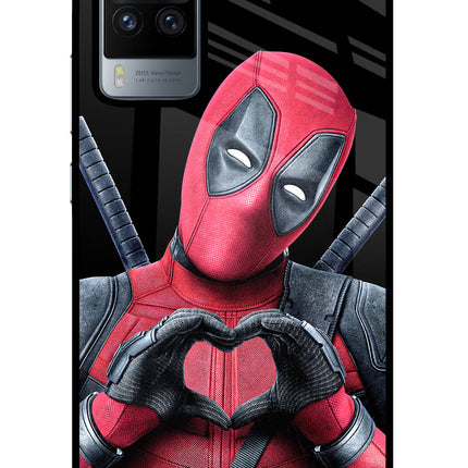 Deadpool Vivo X60 Pro Glass Case Back Cover by Casekaro