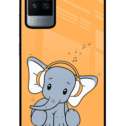 High On Music Vivo X60 Pro Glass Case Back Cover by Casekaro
