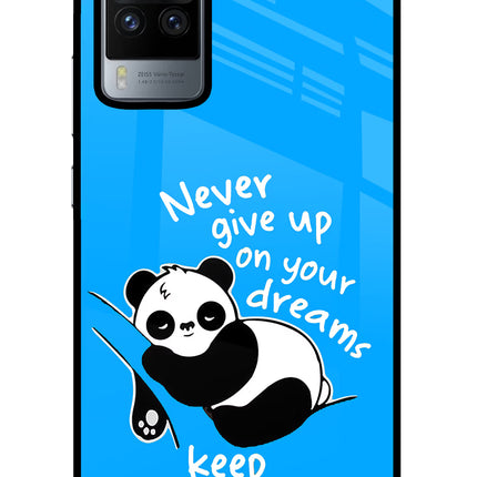 Keep Sleeping Vivo X60 Pro Glass Case Back Cover by Casekaro