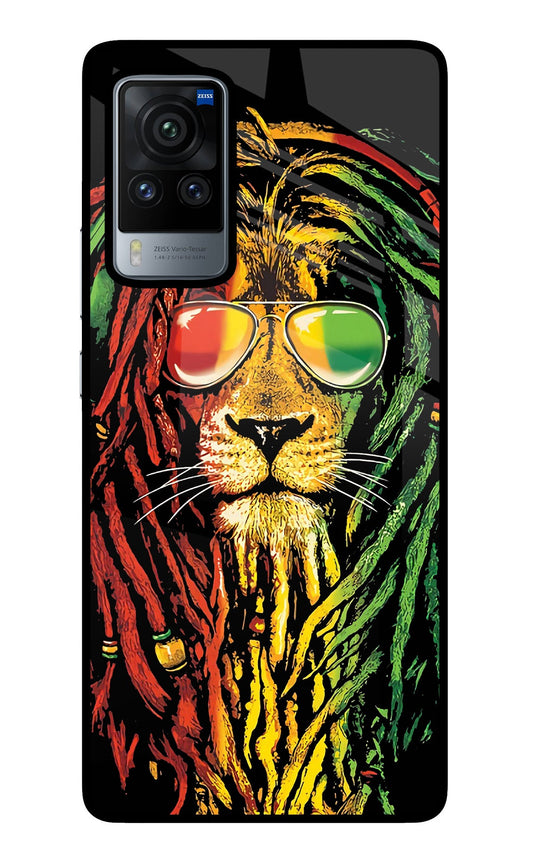Rasta Lion Vivo X60 Pro Glass Case